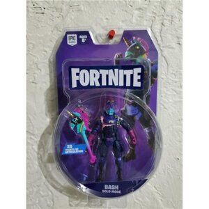 Fortnite Bash Solo Mode Epic Games Action Figure 4” Jazwares Core Collectible